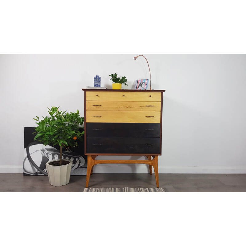 Vintage two-toned Chest of Drawers by Alfred Cox