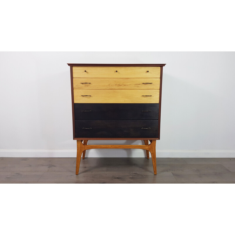 Vintage two-toned Chest of Drawers by Alfred Cox