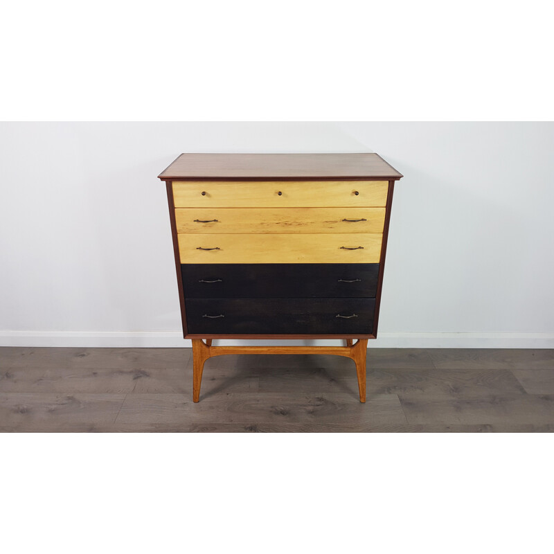 Vintage two-toned Chest of Drawers by Alfred Cox