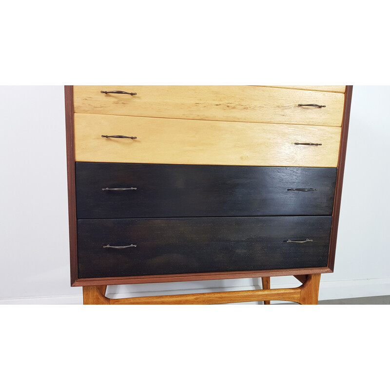 Vintage two-toned Chest of Drawers by Alfred Cox