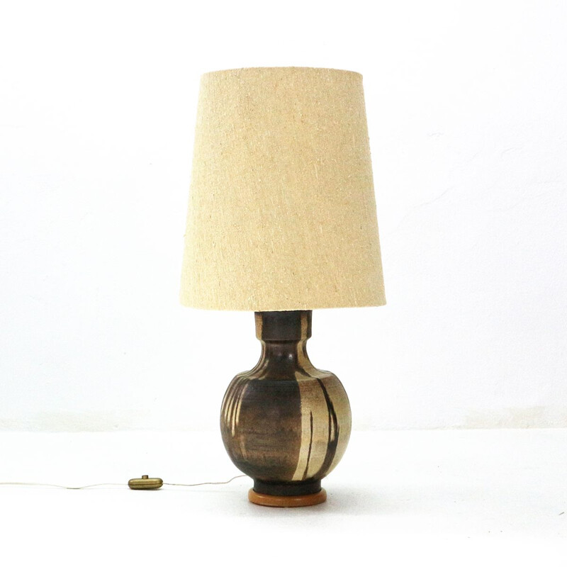 Large vintage Table Lamp Fridegart Glatzle 1960s