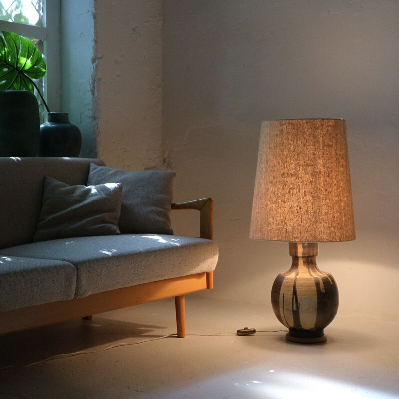 Large vintage Table Lamp Fridegart Glatzle 1960s