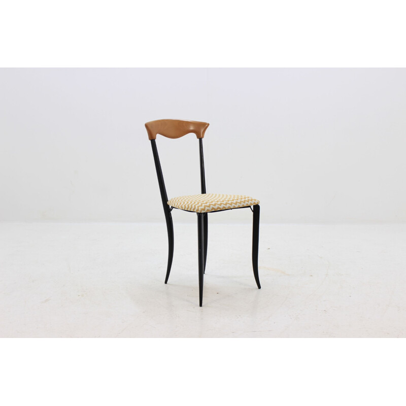 Set of 8 vintage dining chairs by Fasem