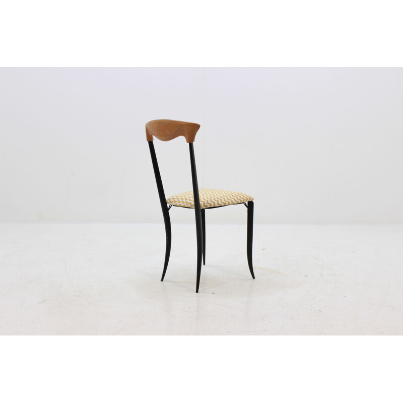 Set of 8 vintage dining chairs by Fasem