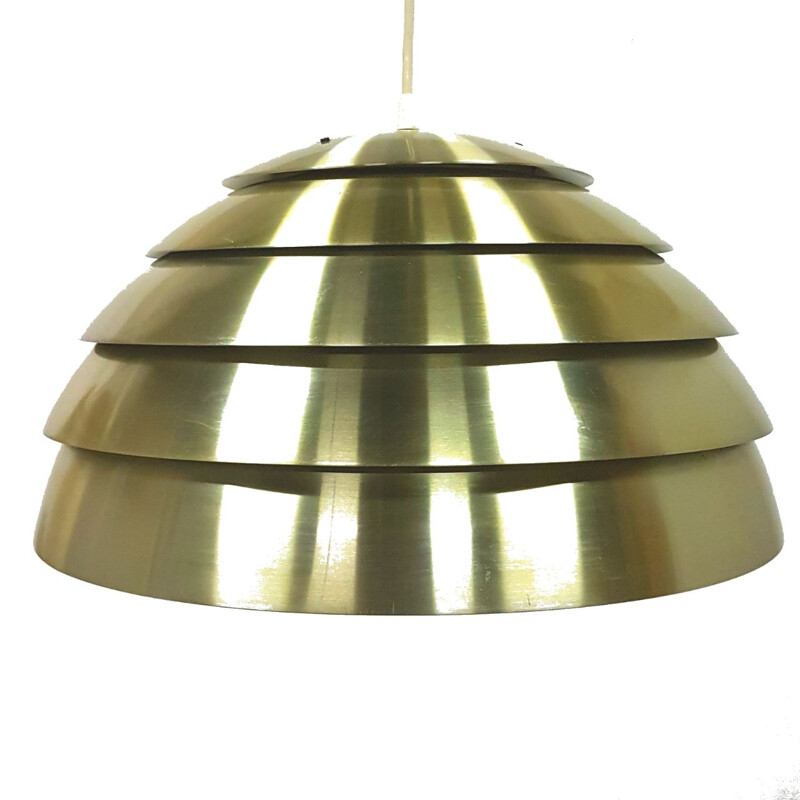 Vintage pendant lamp in metal by Hans Agne Jakobsson