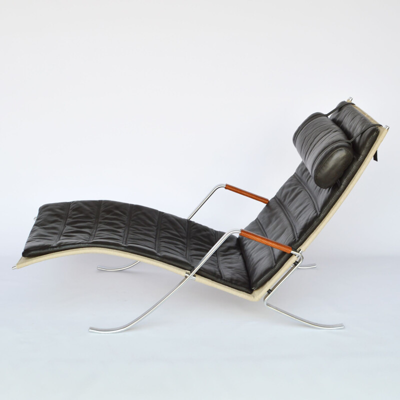 Chaise longue vintage "FK87" par Preben Fabricius & Jorgen Kastholm