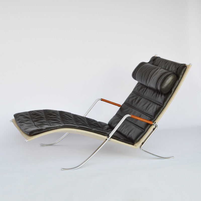 Chaise longue vintage "FK87" par Preben Fabricius & Jorgen Kastholm