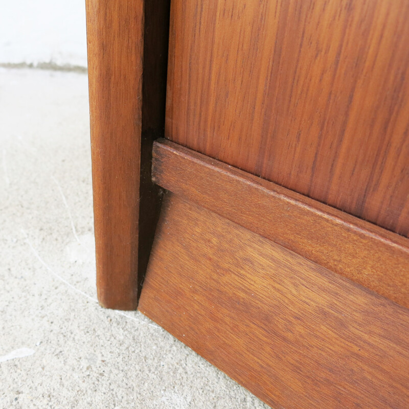 Bookcase in Teak and Glass by Herbert Gibbs