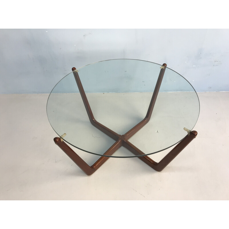 Vintage danish coffee table in teak 