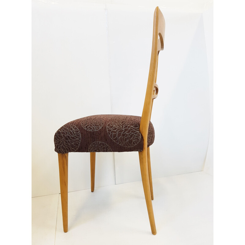 Suite de 4 chaises scandinaves vintage