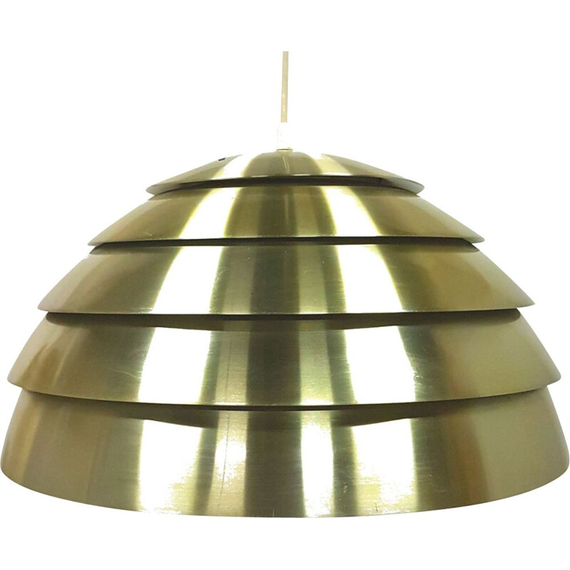 Vintage pendant lamp in metal by Hans Agne Jakobsson