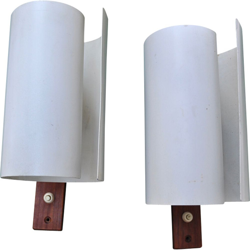 Set of 4 vintage wall lamps "V140A" by Hans-Agne Jakobsson