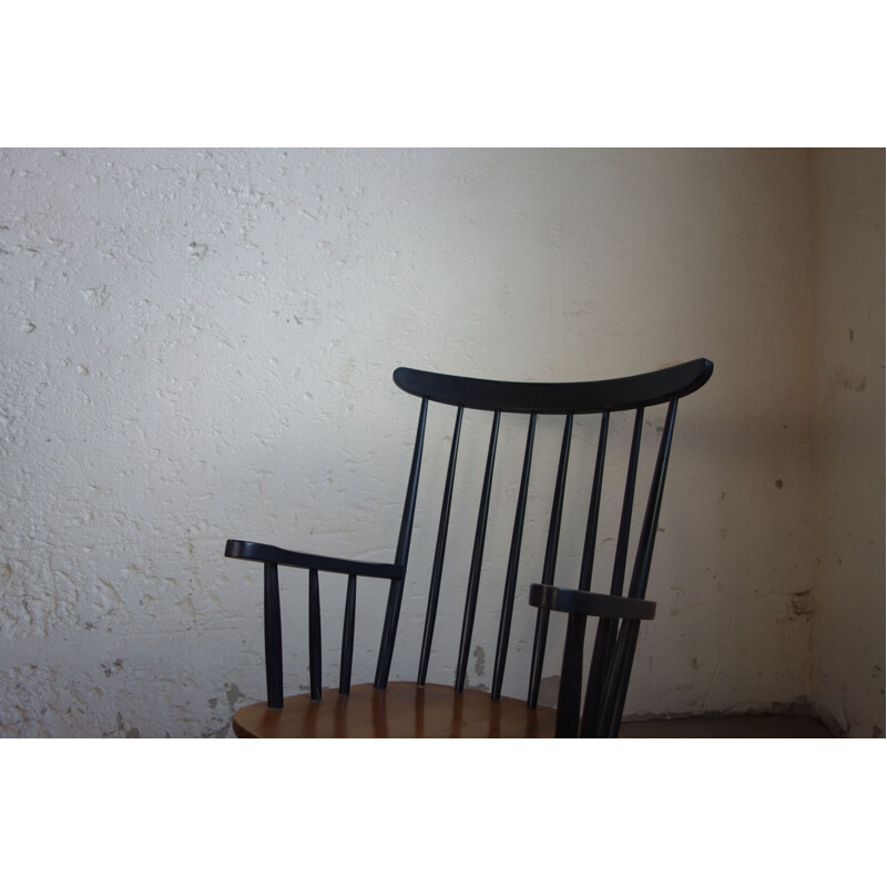 Vintage rocking chair by Inge Andersson 