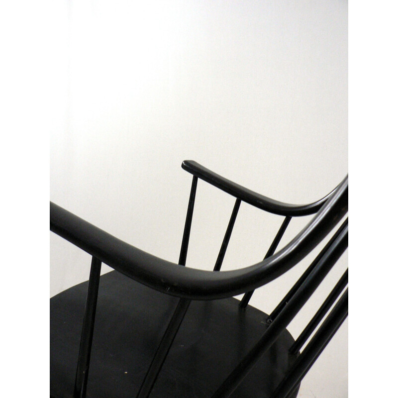 Rocking chair vintage Grandessa par Lena Larsson pour Nesto