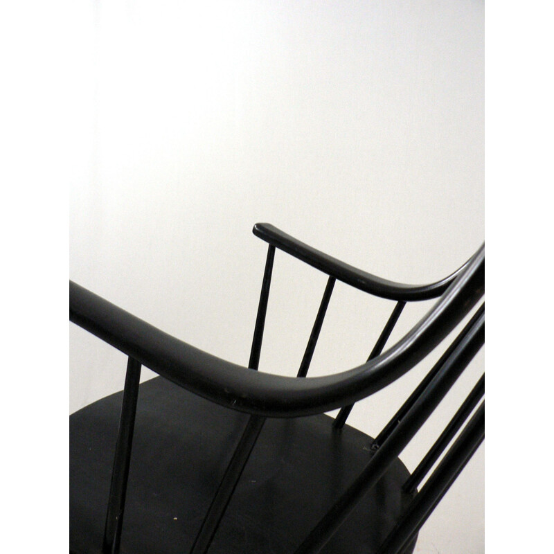 Vintage rocking chair Grandessa by Lena Larsson for Nesto