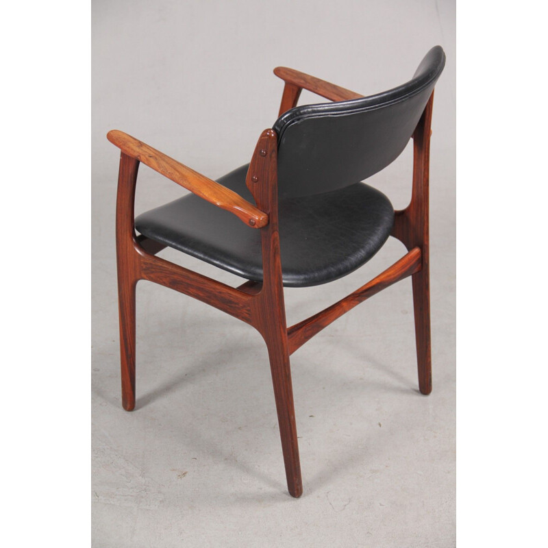 Ein Paar Vintage-Sessel aus Rosenholz von Erik Buch