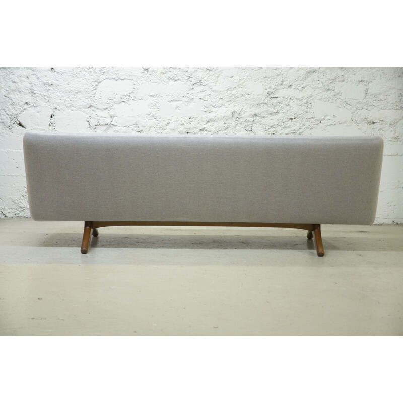 Vintage 3-seater sofa model ML90 grey by Illum Wikkelso