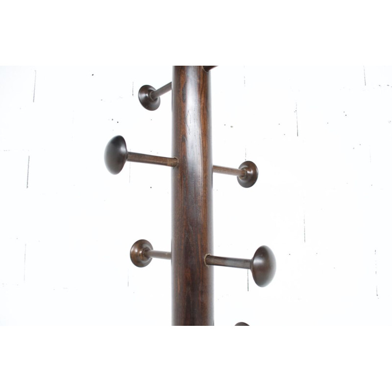 Vintage coat rack floor-to-ceiling