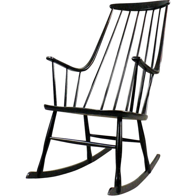 Rocking chair vintage Grandessa par Lena Larsson pour Nesto