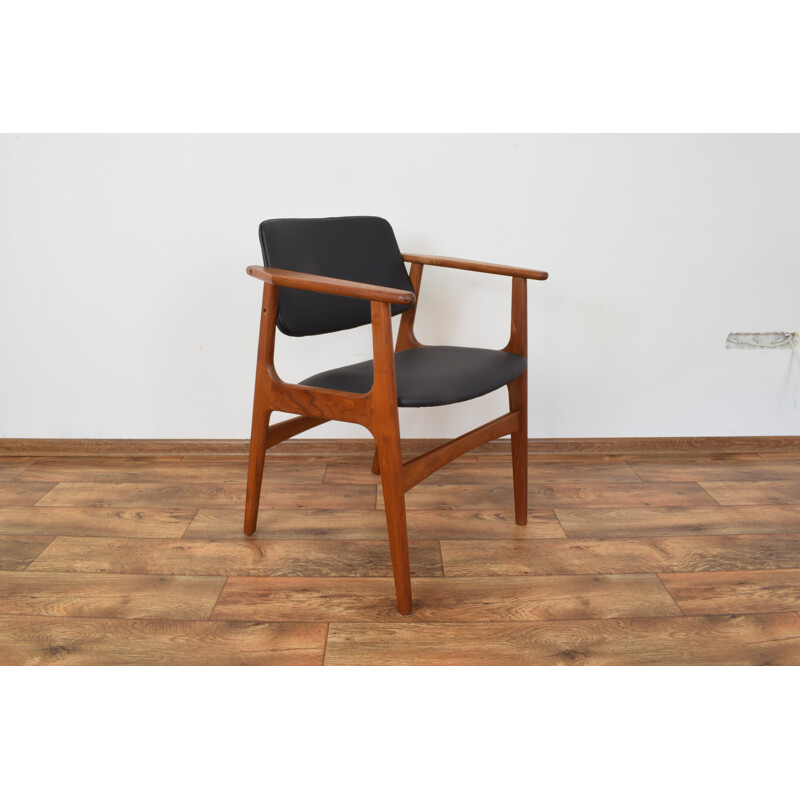 Vintage Danish teak side chair