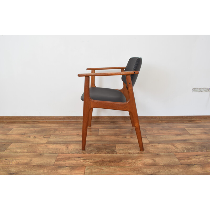 Vintage Danish teak side chair