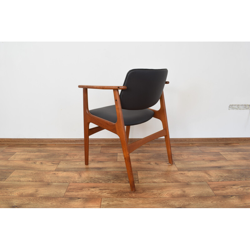 Vintage Danish teak side chair