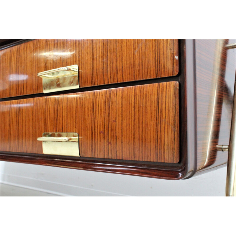 Vintage Italian cabinet in rosewood by Silvio Cavatorta