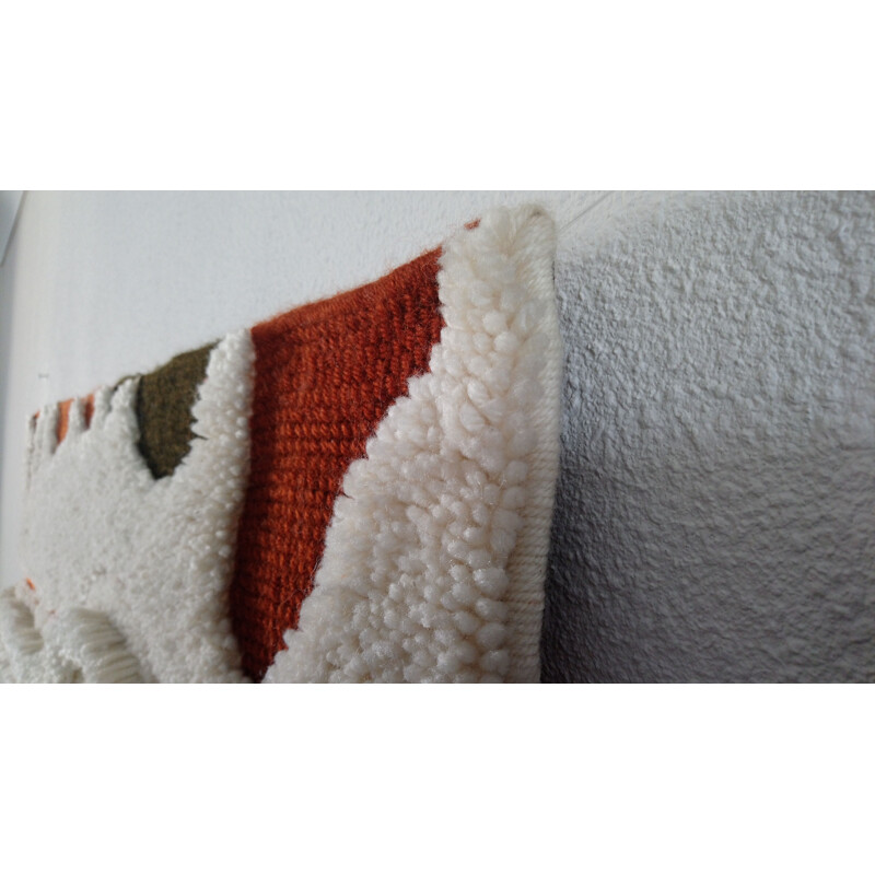 Vintage Scandinavian wall carpet