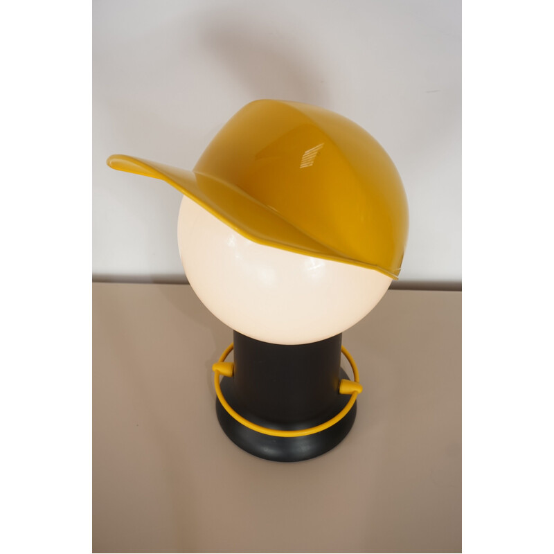 Vintage "Cap" table lamp by Giorgetto Giugiaro for Bilumen