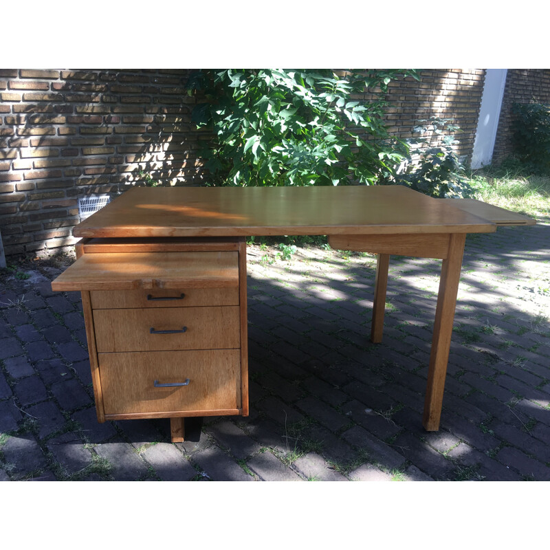 Vintage Scandinavian desk in oak