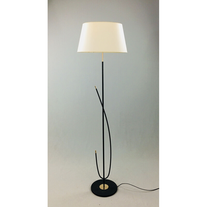 Vintage floor lamp "Virgule" by Arlus