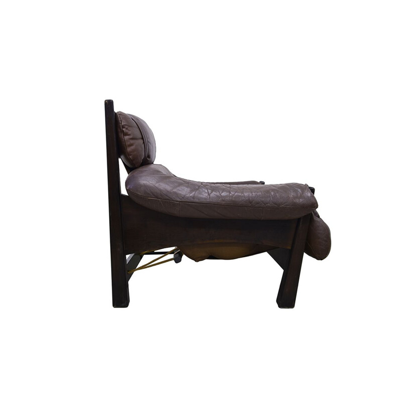 Vintage Dutch 2 -seater sofa in leather by Gerard van den Berg