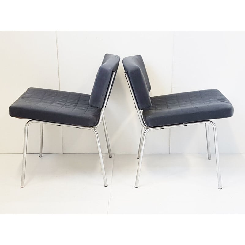 Set of 6 vintage Council chairs by Pierre Guariche for Meurop