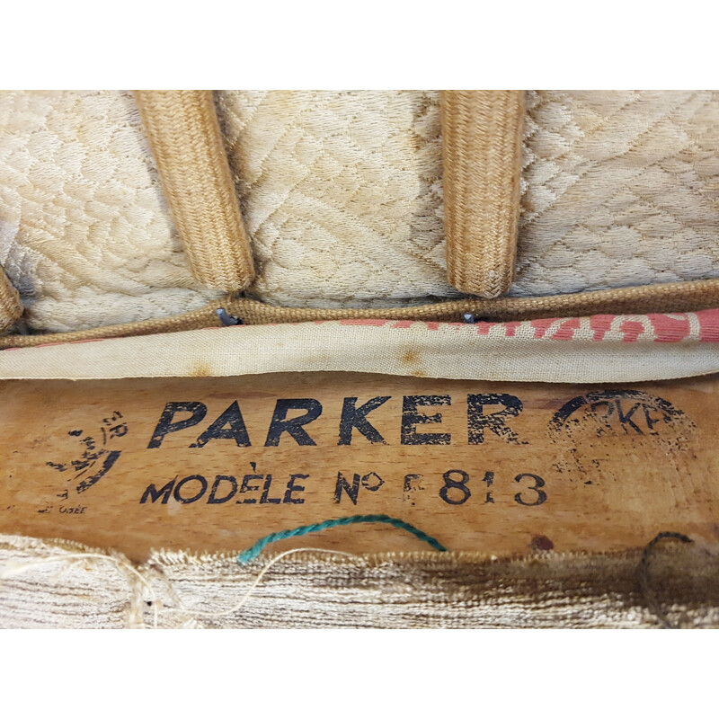 Fauteuil vintage marron par Parker Knoll 