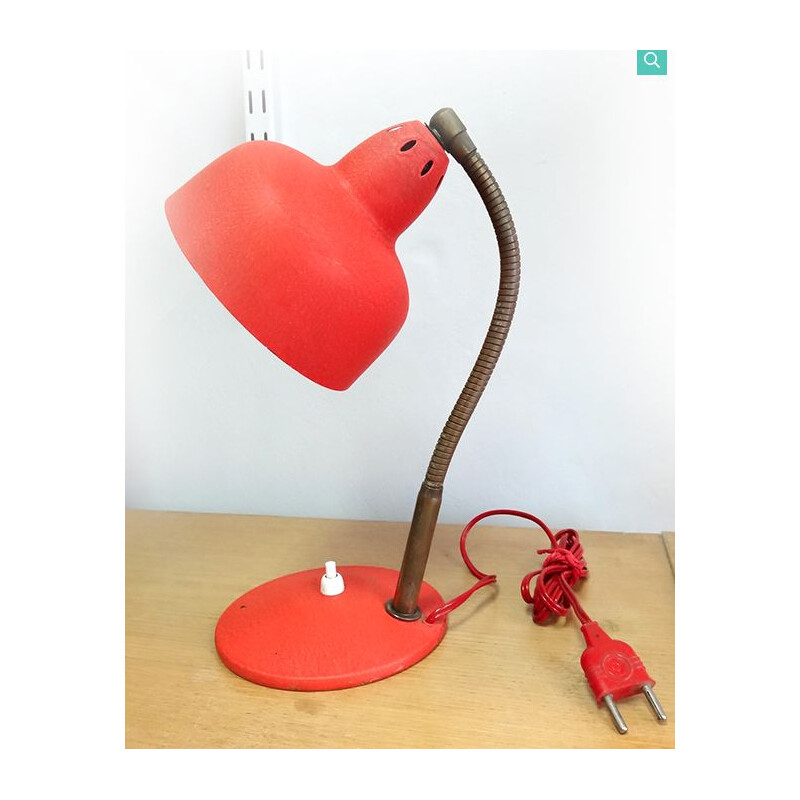 Vintage red french lamp