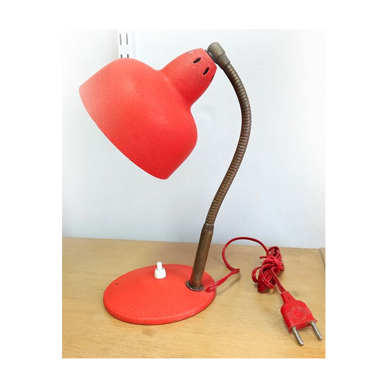 Vintage red french lamp