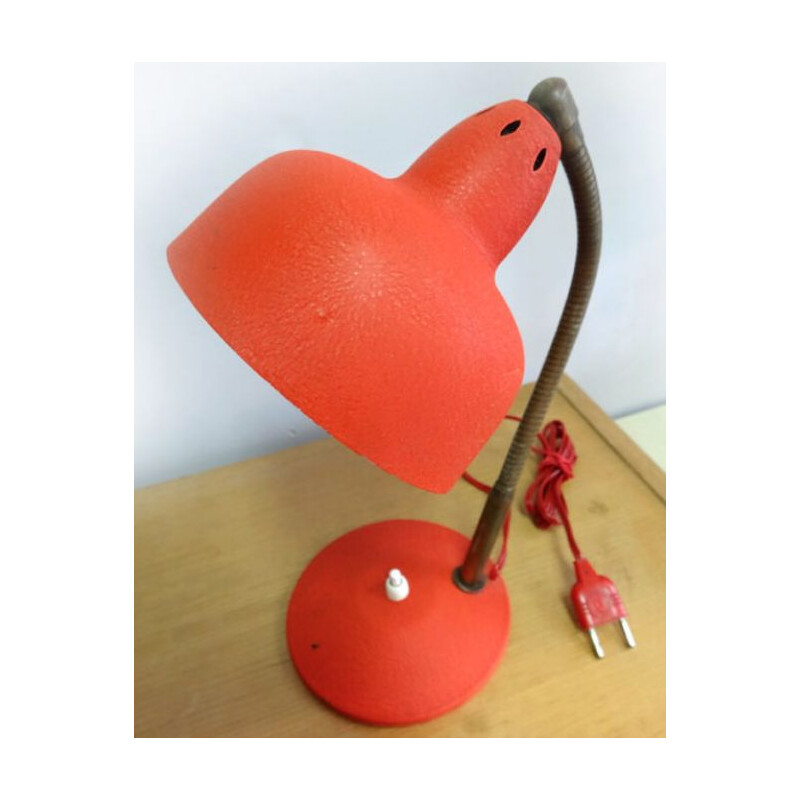 Vintage red french lamp