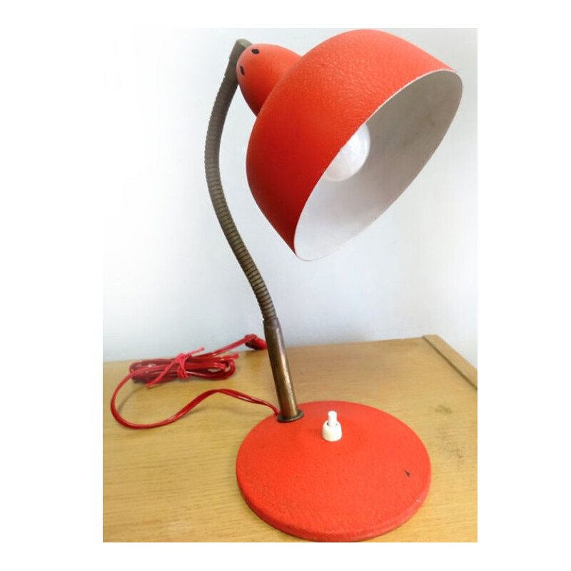 Vintage red french lamp