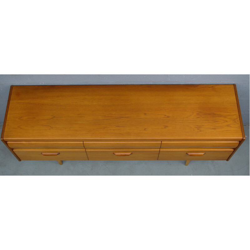 Vintage sideboard with 6 drawers by William Lawrence, 1960s