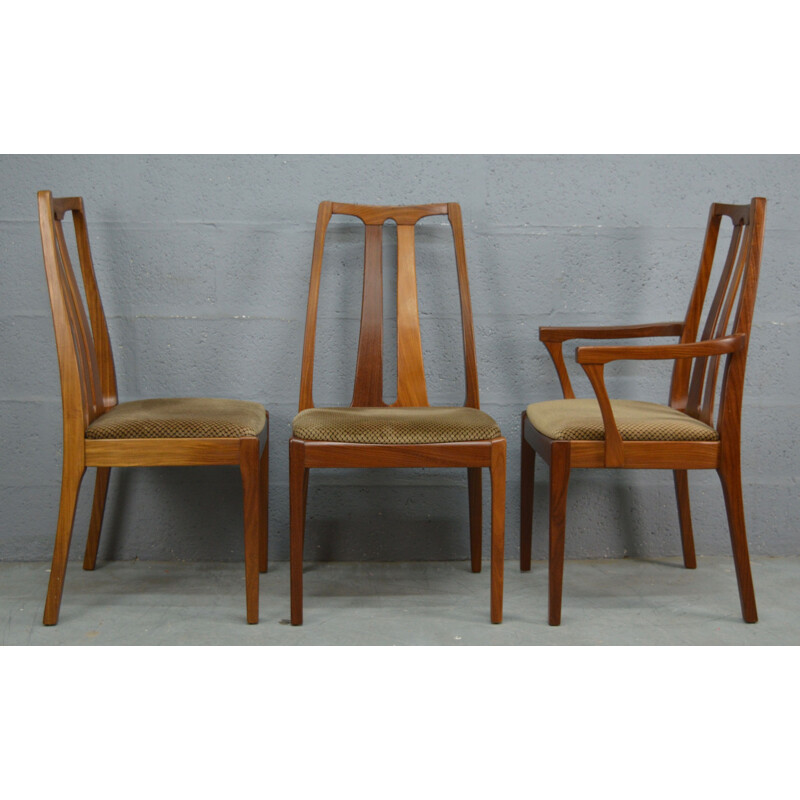 Vintage set of 4 dinning chairs for Nathan