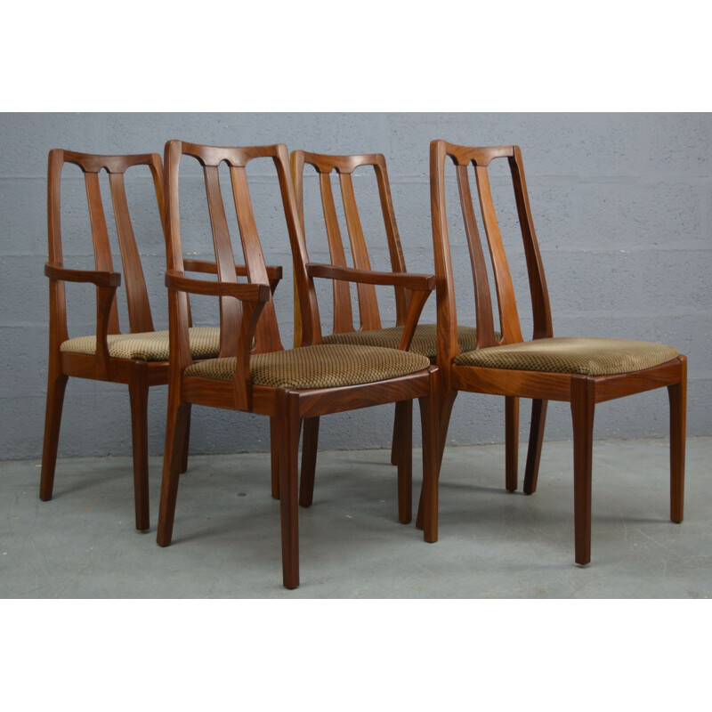 Vintage set of 4 dinning chairs for Nathan