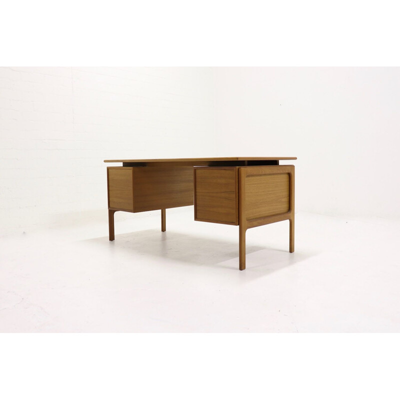 Vintage teak Desk by GV Gasvig for GV Møbler, 1960s