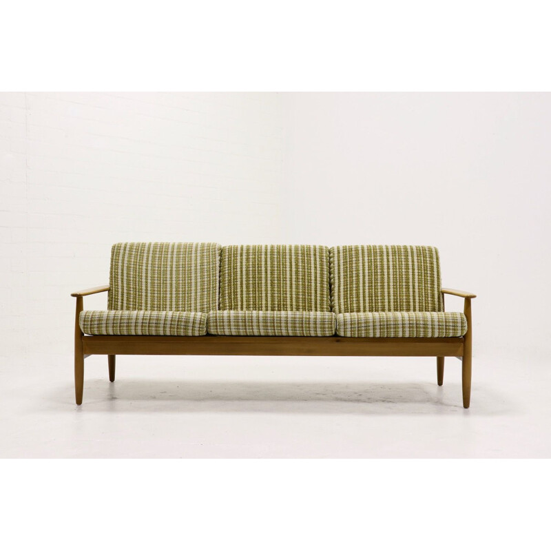 Canapé scandinave vintage, 3 places,1960