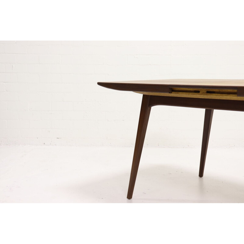 Vintage dining table by Louis van Teeffelen for WeBe, 1950s