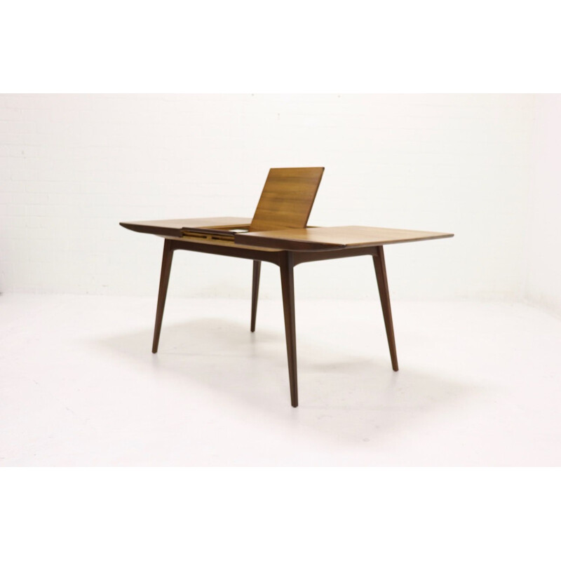 Vintage dining table by Louis van Teeffelen for WeBe, 1950s