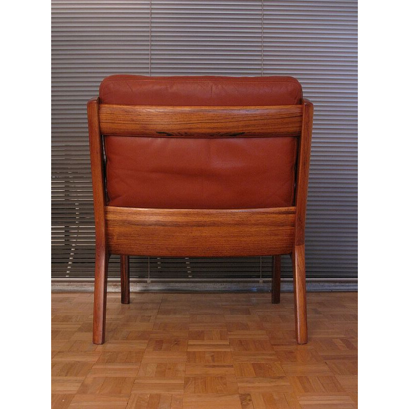 Vintage rosewood armchair by Ole Wanscher for France & Son