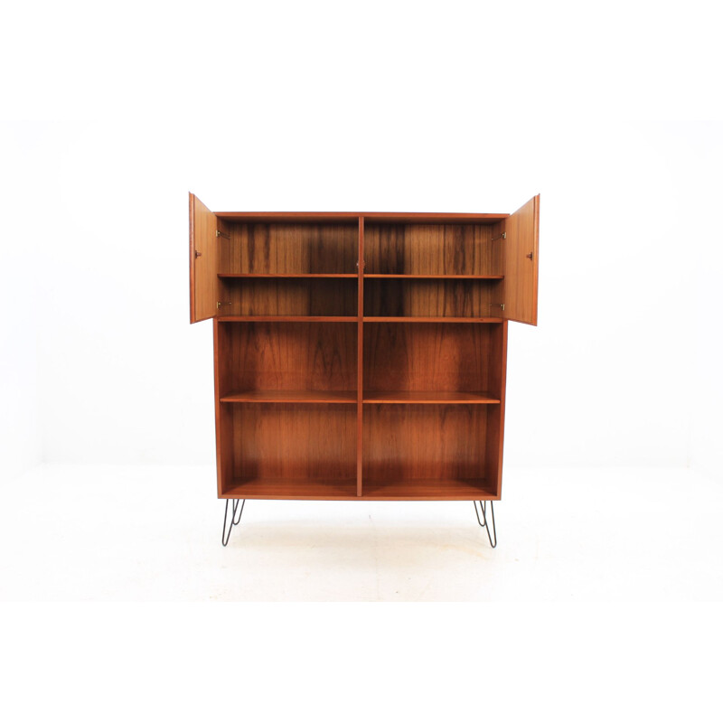 Vintage Danish bookcase in teak by Omann Jun