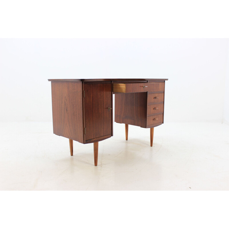 Vintage Danish writing desk in teak