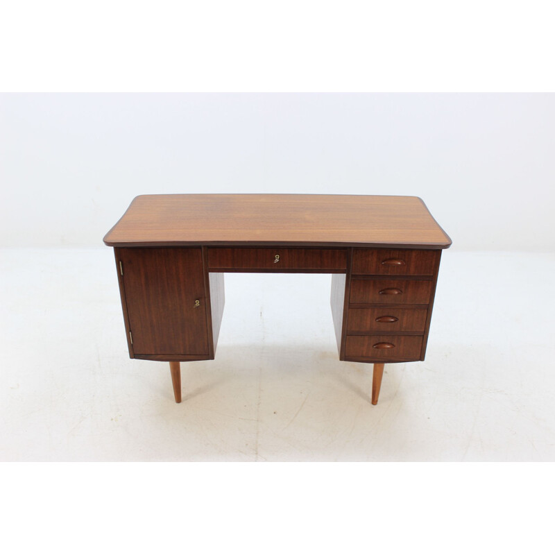 Vintage Danish writing desk in teak