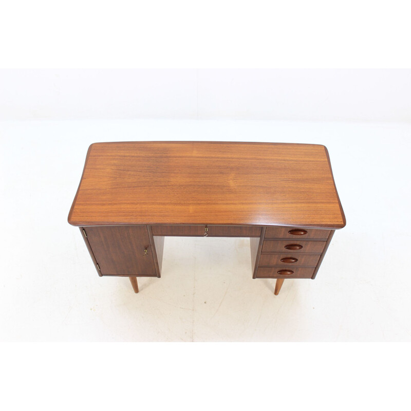 Vintage Danish writing desk in teak